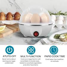 Electric Egg Cooker 7 Eggs Steamer | جهاز سلق البيض الكهربائي (7 بيضات)