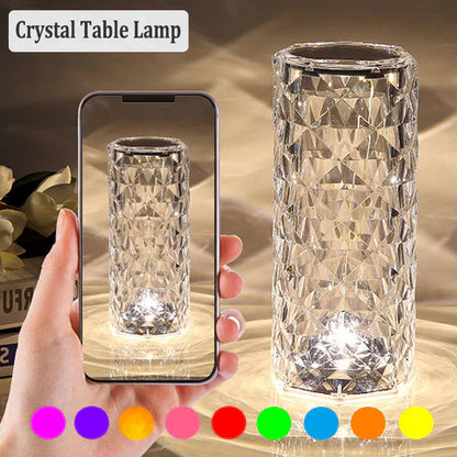 LED Crystal Table Lamp | مصباح طاولة كريستال LED