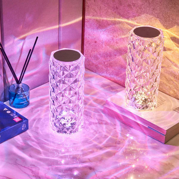 LED Crystal Table Lamp | مصباح طاولة كريستال LED