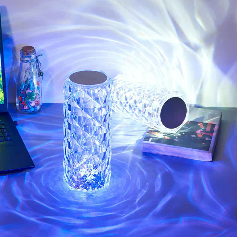 LED Crystal Table Lamp | مصباح طاولة كريستال LED